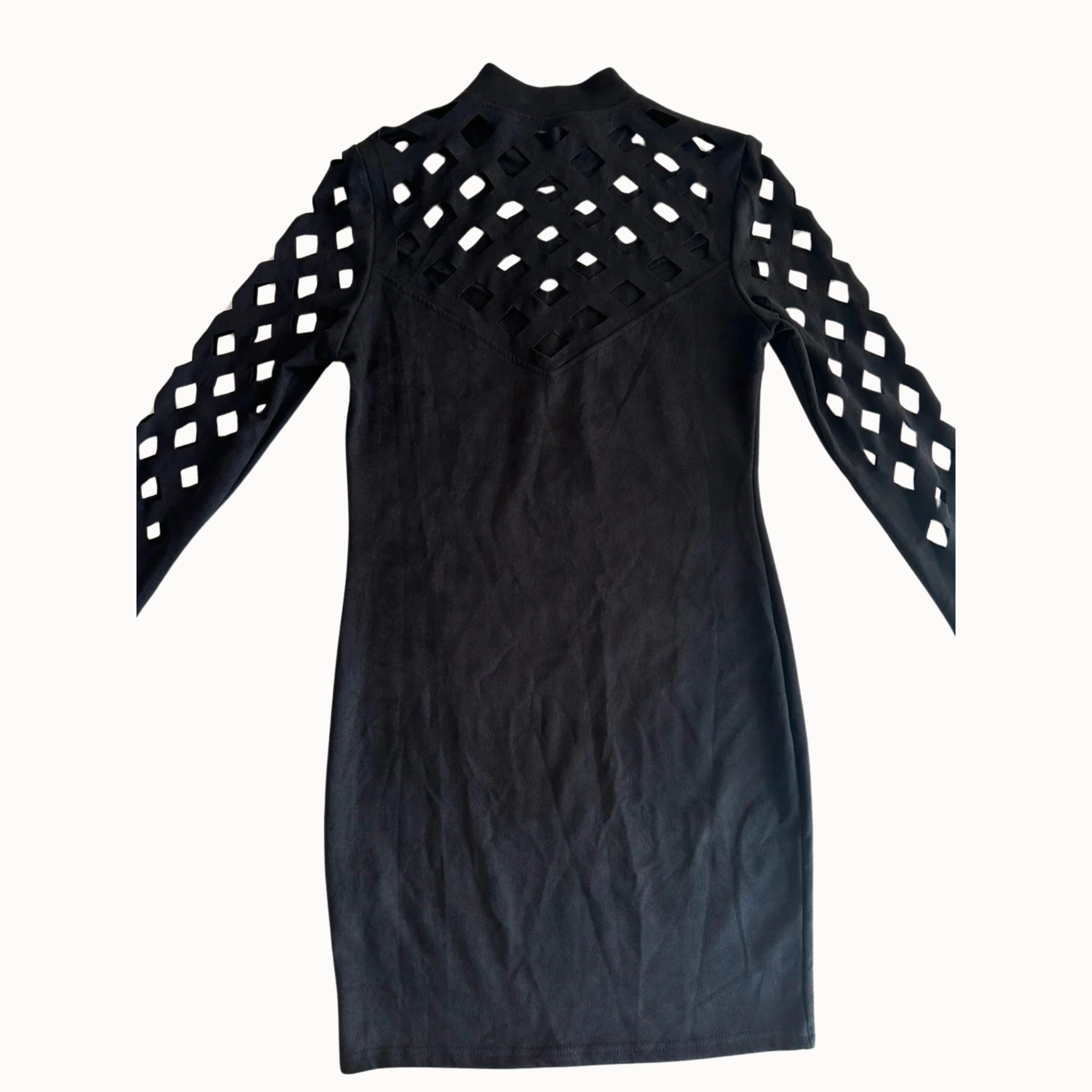 In Vogue Paris Puošni Juoda Suknelė, L