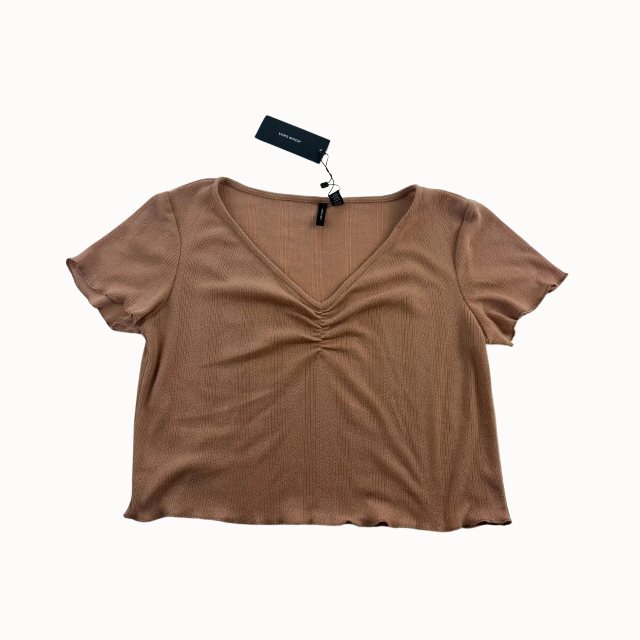 Vero Moda Moteriška Palaidinė Trumpomis Rankovėmis, M