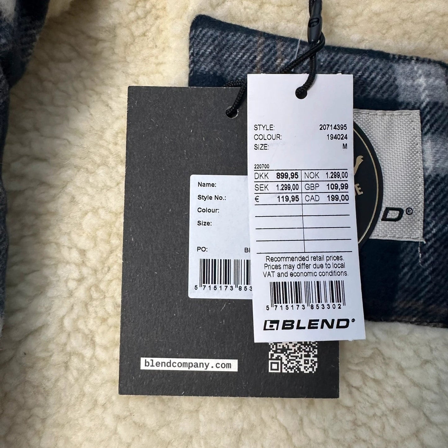 Blend labai šilti marškiniai/striukė (overshirt) Spley