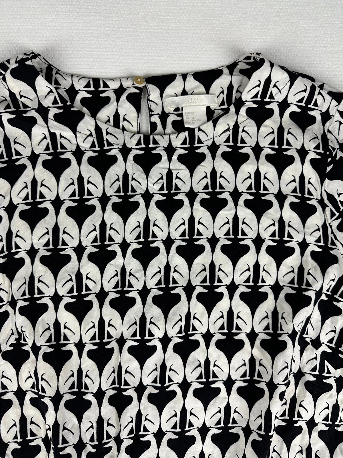 H&M Moteriška Marga Suknelė, XL Spley