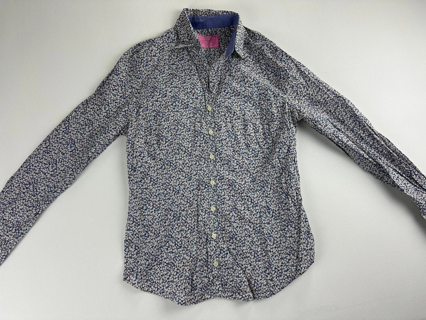 Charles Tyrwhitt Margi Marškiniai, L Spley