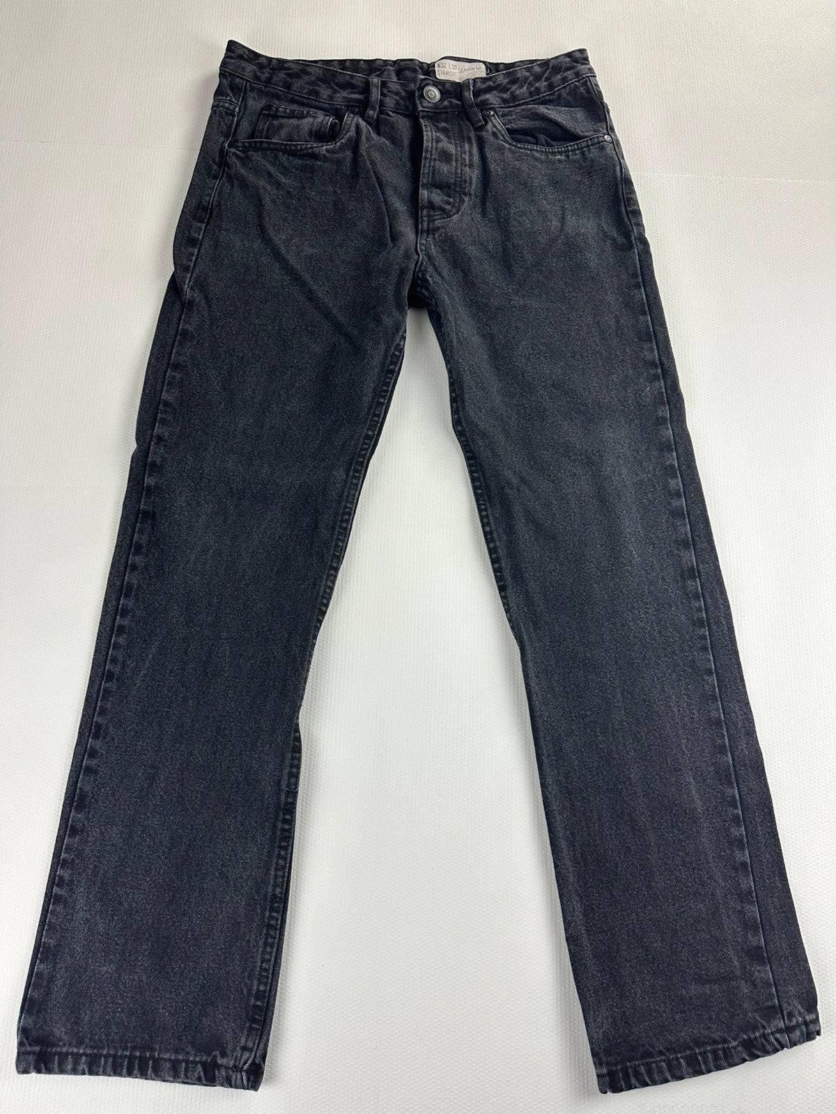 Denim & Co Juodi Džinsai, M Spley