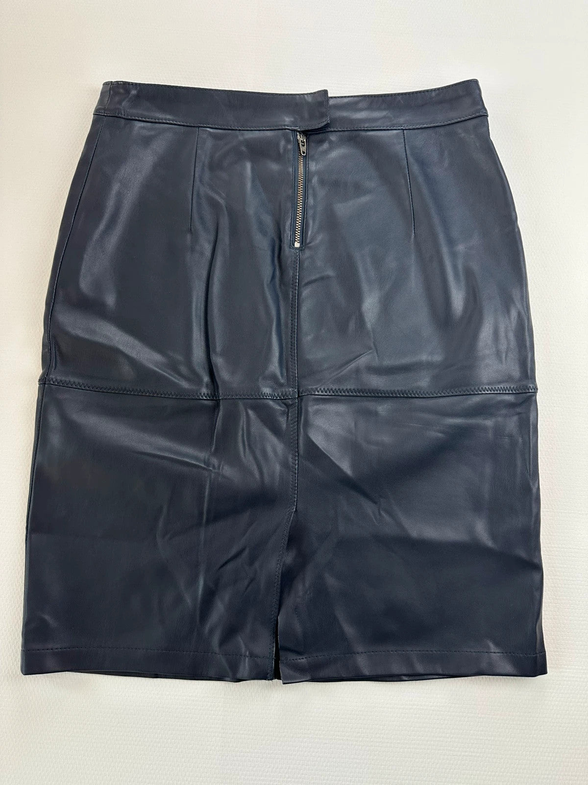 Vila Clothes Dirbtinės Odos Sijonas, M Spley