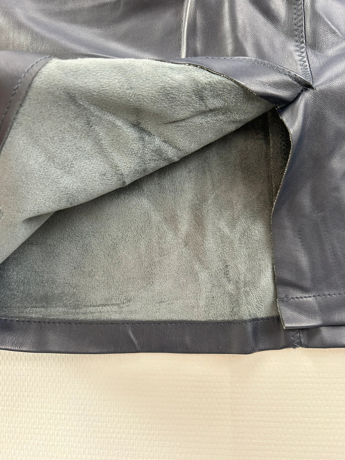 Vila Clothes Dirbtinės Odos Sijonas, M Spley