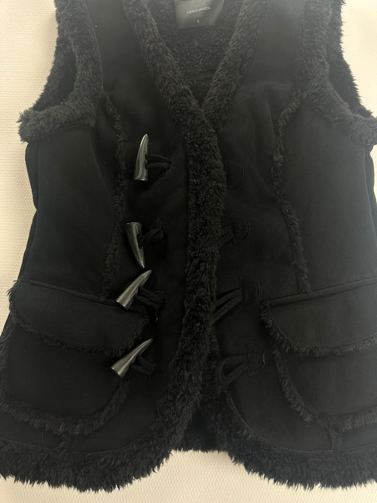 Vero Moda Šilta Juoda Moteriška Liemenė, S Spley