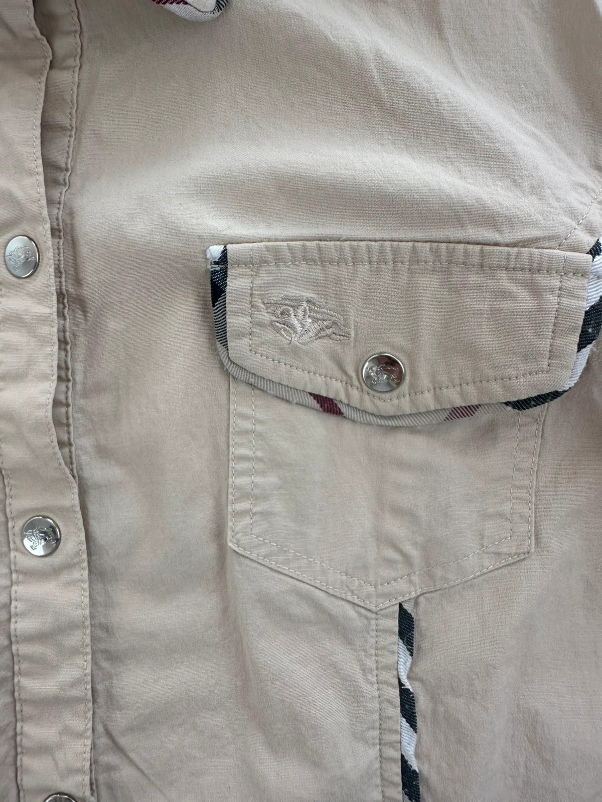 Burberry London Smėlio Spalvos Marškiniai, XL Spley