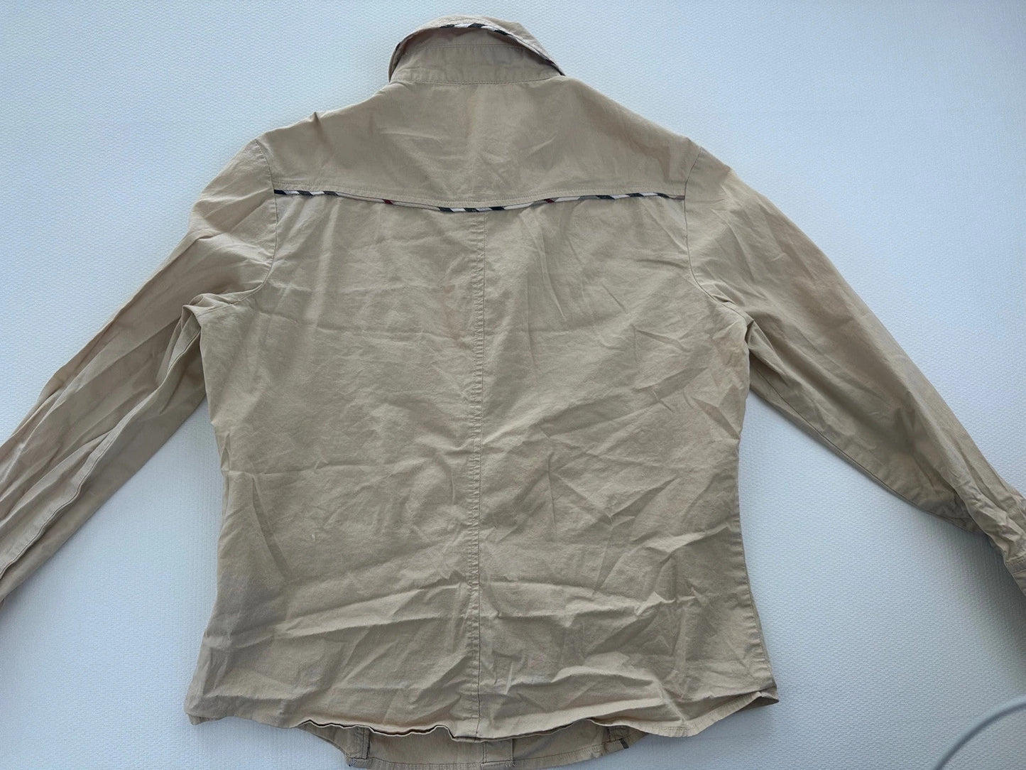 Burberry London Smėlio Spalvos Marškiniai, XL Spley
