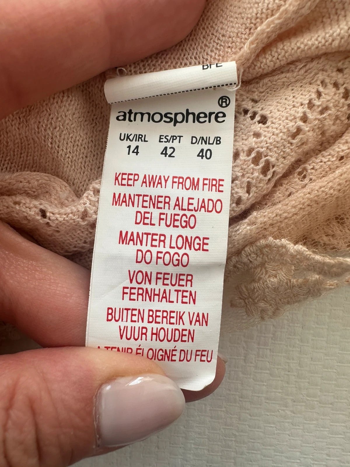 Atmosphere Megzta Medvilninė Suknelė, XL - Spley
