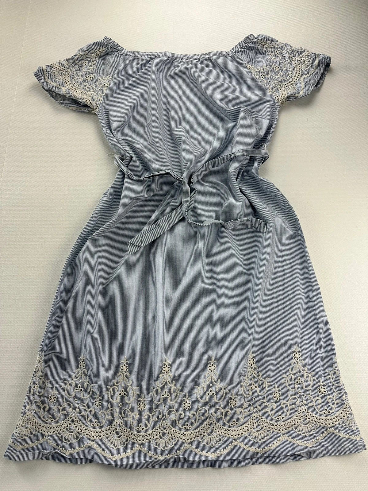 Cream Vasarinė Suknelė su Nerinukais, XL - Spley