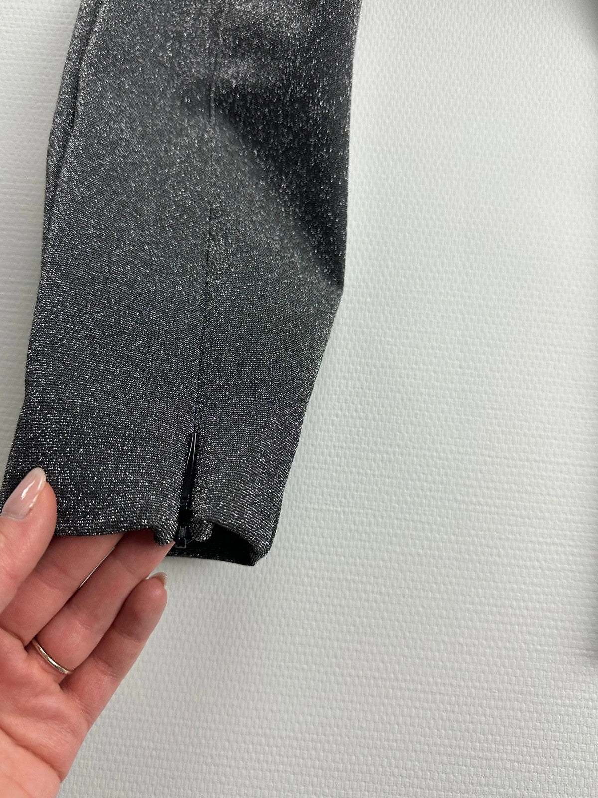 H&M Moteriškos Blizgančios Kelnės, XL Spley