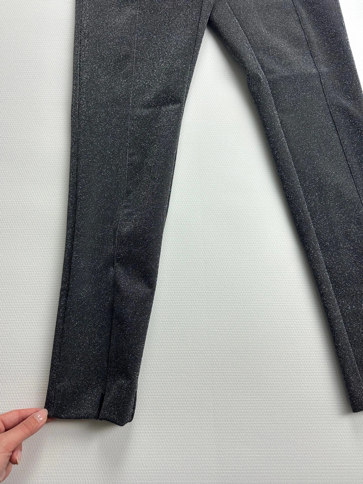 H&M Moteriškos Blizgančios Kelnės, XL Spley