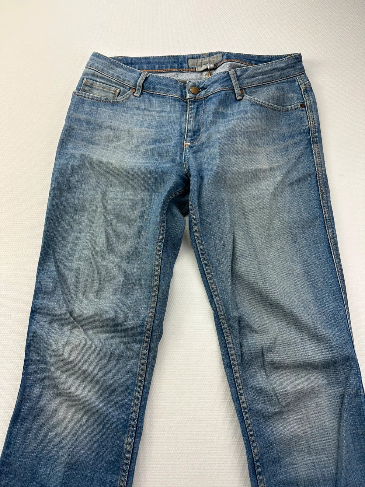 Zara Vintage Platėjantys Džinsai, XL Spley