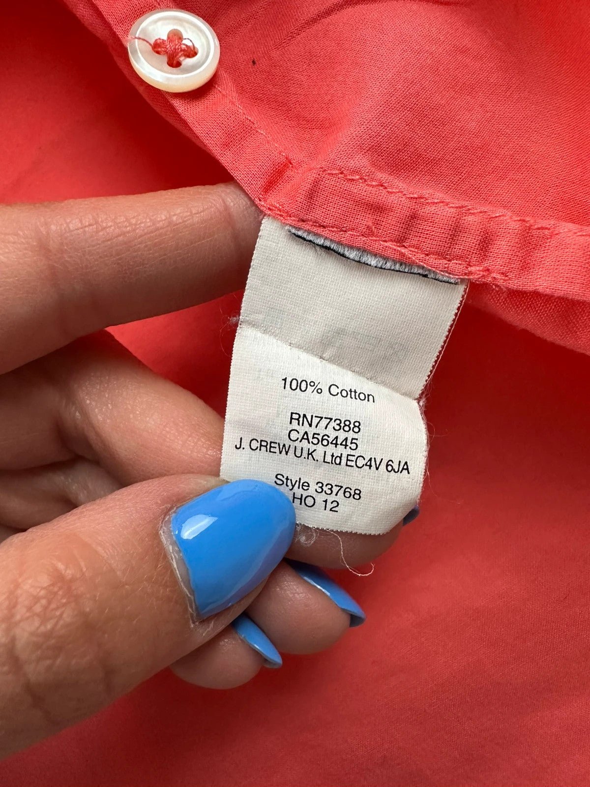 J.Crew Moteriški Medvilniniai Marškiniai, L - Spley