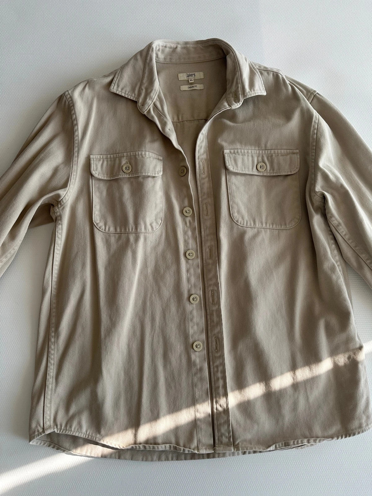 Jake*s Vyriški Marškiniai/Overshit 100% Medvilnė, XL Spley