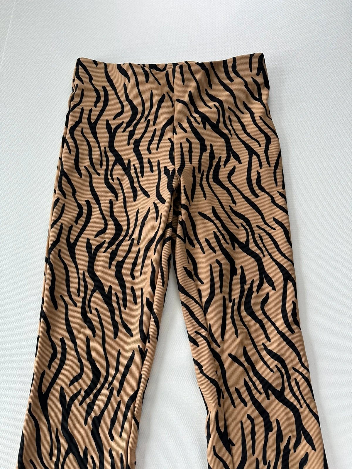 Ladies Fashion Tigro Rašto Kelnės, L - Spley