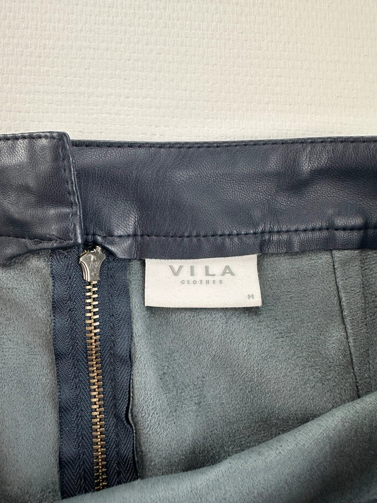 Vila Clothes Dirbtinės Odos Sijonas, M Spley
