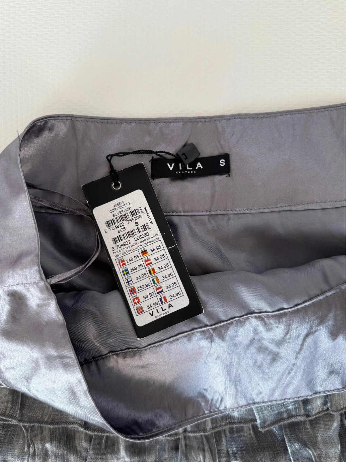 Vila Clothes Naujas Sijonas, S - Spley