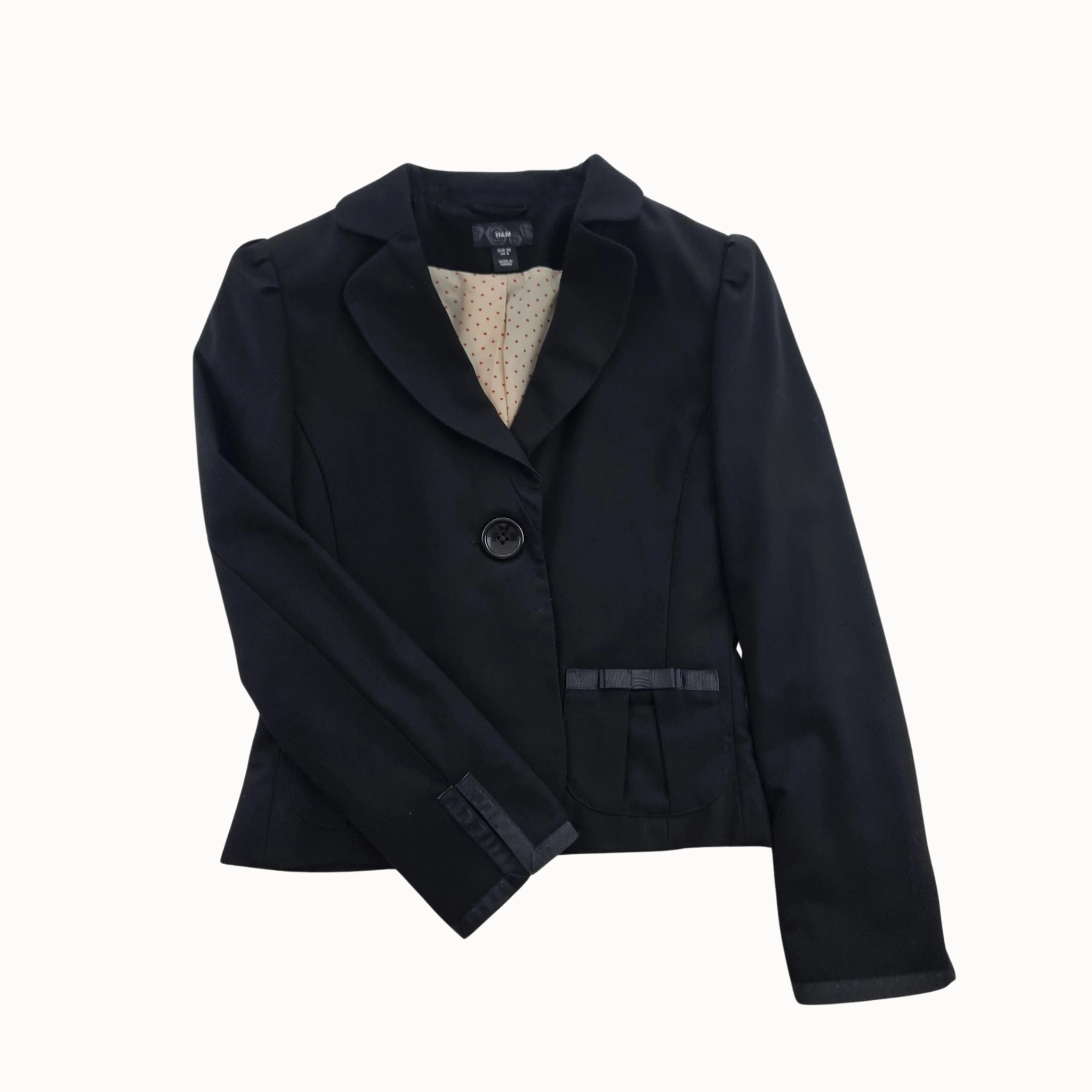 H&M Juodas Moteriškas Švarkelis, S