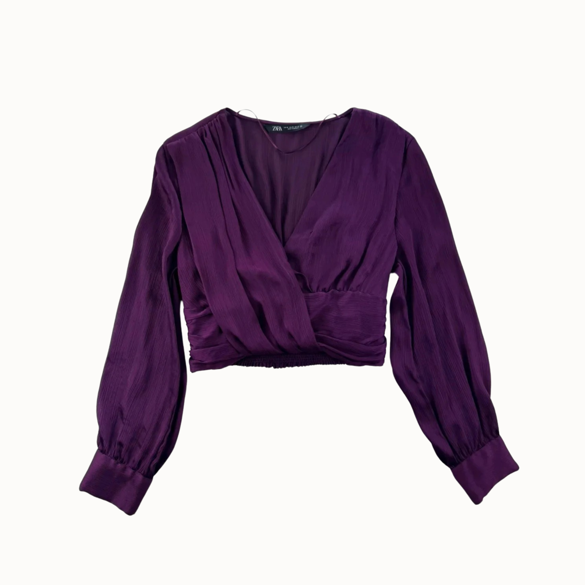 ZARA Violetinė Puošni Palaidinė, XS