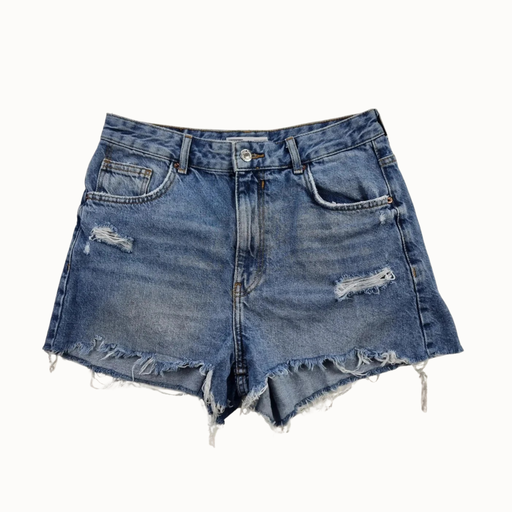 Bershka Mėlyni Šortai, L