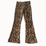 Ladies Fashion Tigro Rašto Kelnės, L