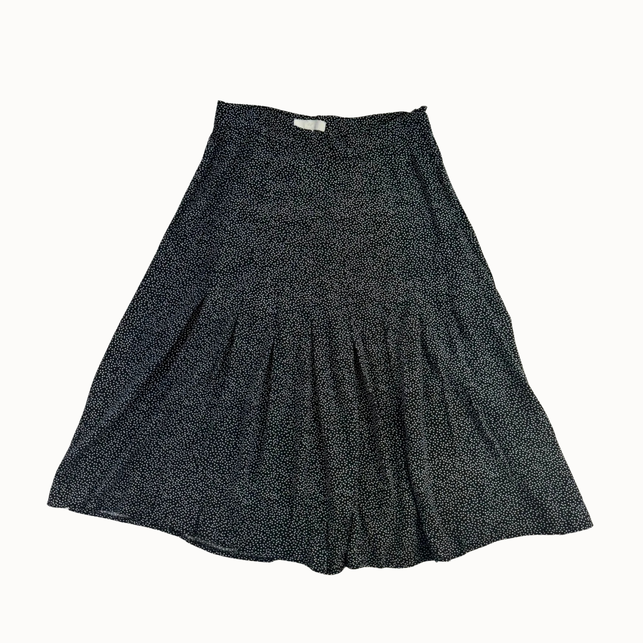 H&M Juodas Sijonas su Baltais Taškeliais, M