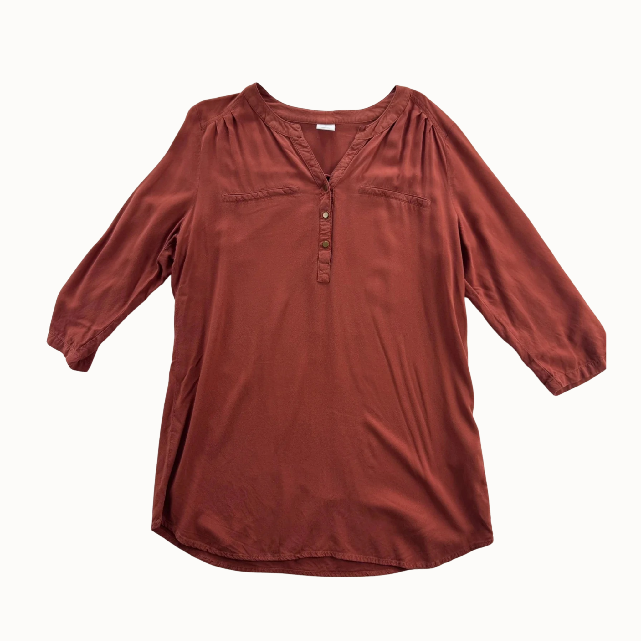 Vero Moda Washed Orange Marškinėliai, M
