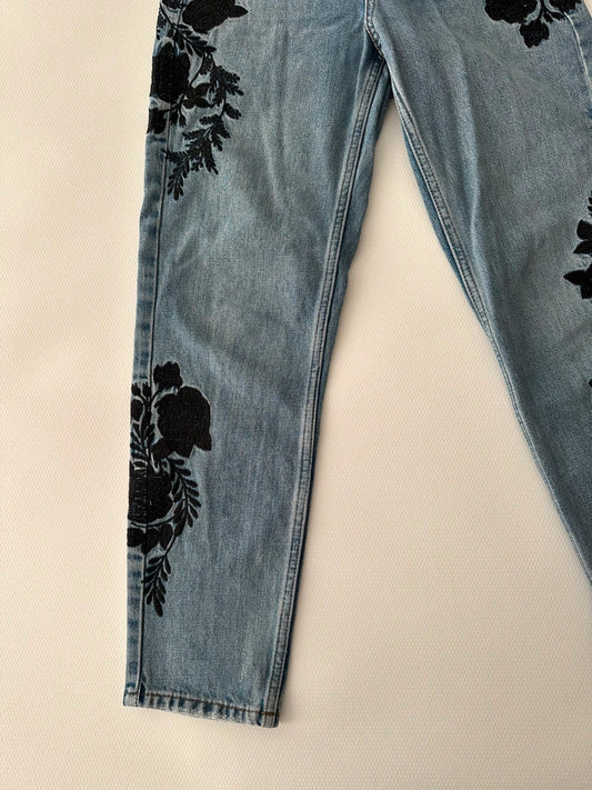 TopShop Moteriški Džinsai su Raštu, XS Spley