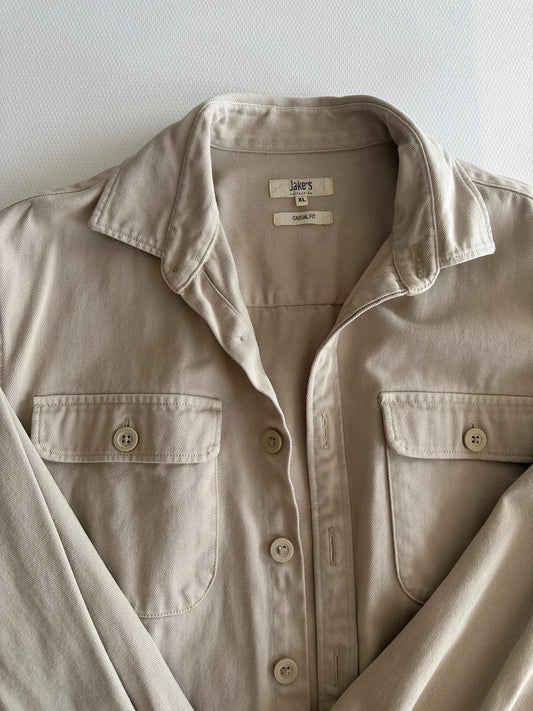 Jake*s Vyriški Marškiniai/Overshit 100% Medvilnė, XL Spley