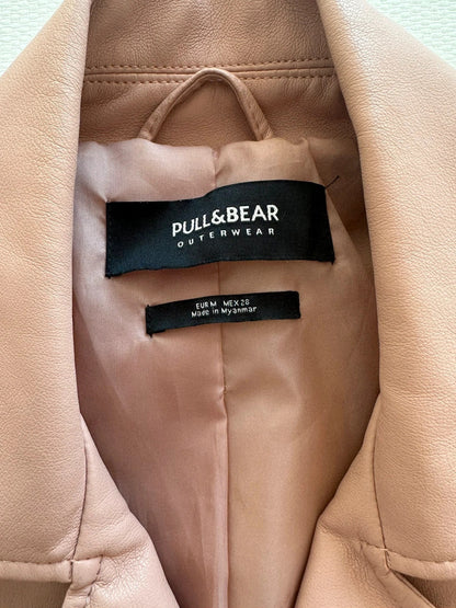 Pull & Bear Dirbtinės Odos Švarkelis, S Spley