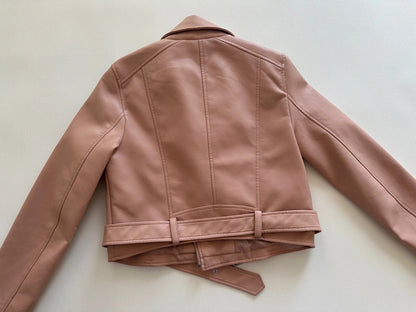 Pull & Bear Dirbtinės Odos Švarkelis, S Spley