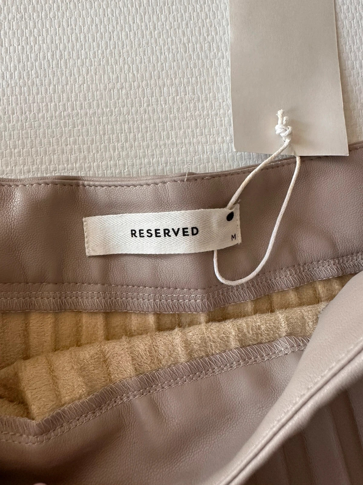 Reserved Dirbtinės Odos Sijonas, L Spley