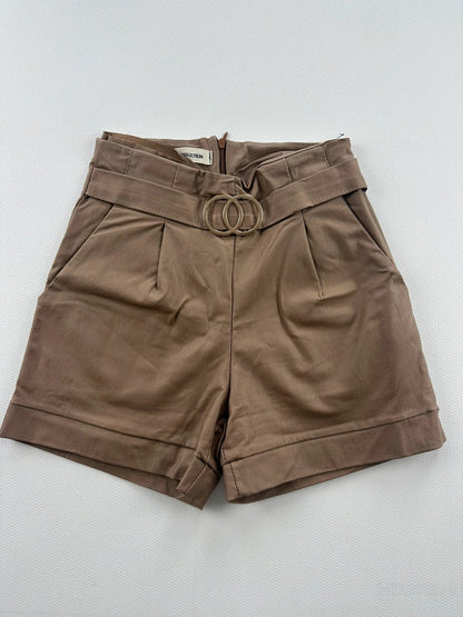 New Collection Dirbtinės Odos Šortai, S Spley