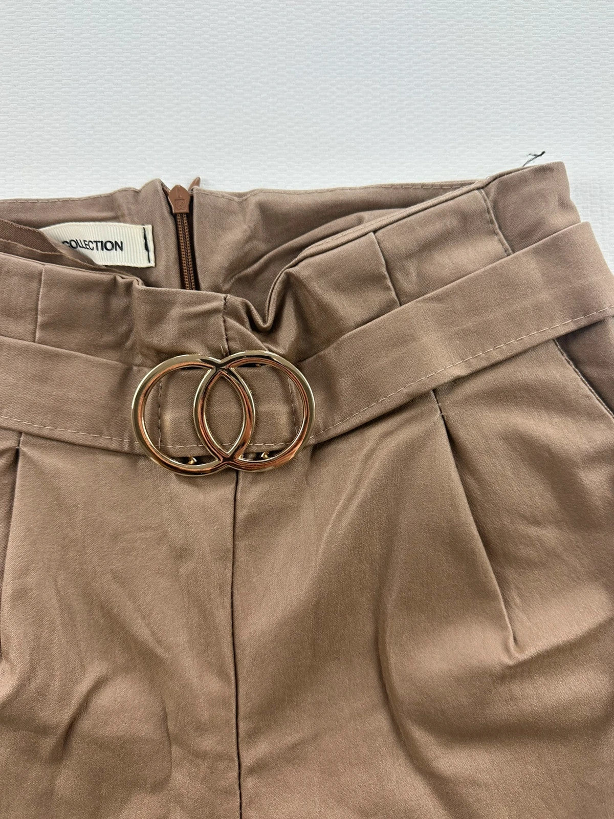 New Collection Dirbtinės Odos Šortai, S Spley