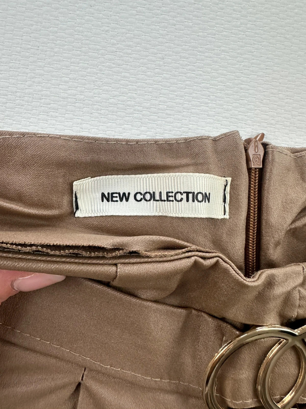 New Collection Dirbtinės Odos Šortai, S Spley