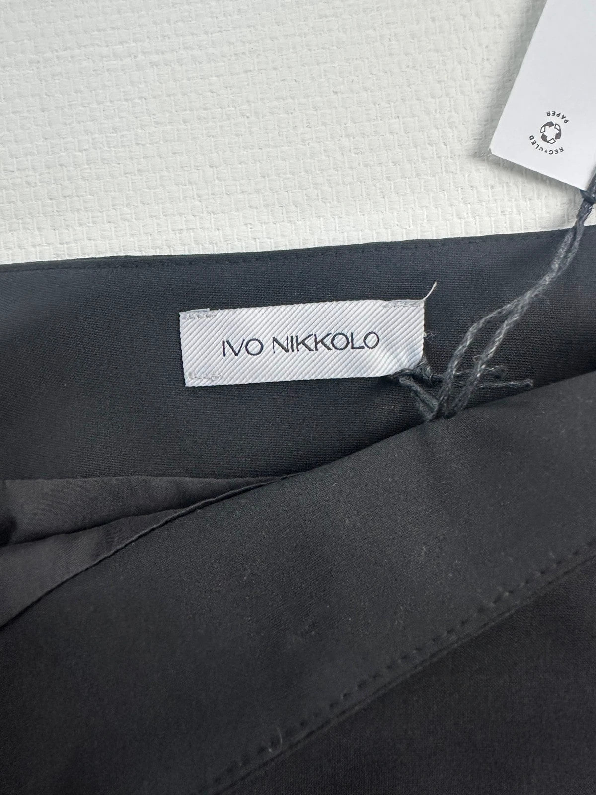 Ivo Nikkolo Juodas Trumpas Sijonas, XXL Spley