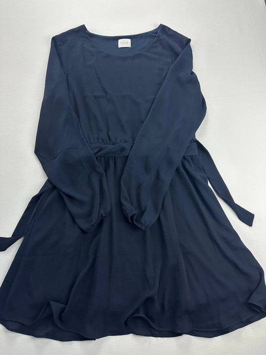VILA Clothes Mėlyna Lengva Suknelė, L Spley