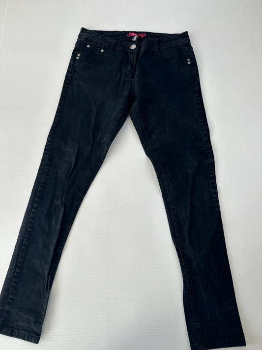 Denim Co Skinny Juodi Džinsai, L Spley