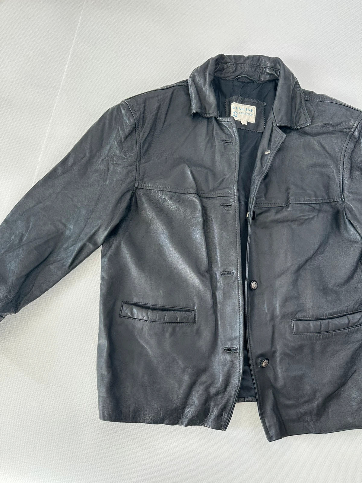 Vintage Genuine Leather Moteriška Odinė Sriukė, L Spley