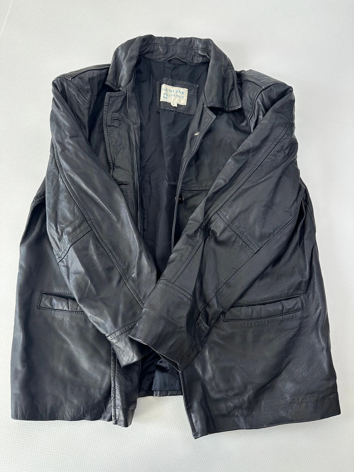 Vintage Genuine Leather Moteriška Odinė Sriukė, L Spley