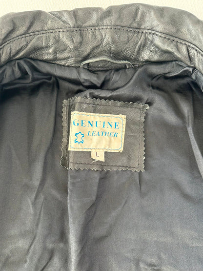 Vintage Genuine Leather Moteriška Odinė Sriukė, L Spley