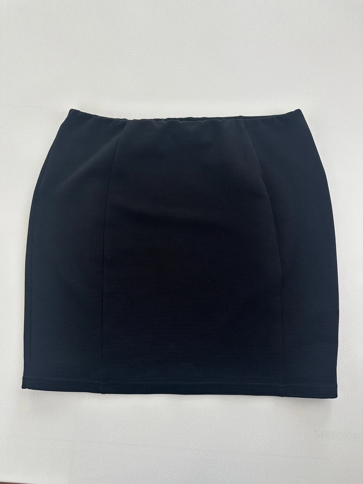 Papaya Juodas Klasikinis Sijonas, XL Spley