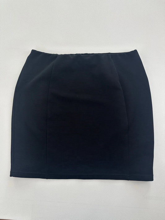 Papaya Juodas Klasikinis Sijonas, XL Spley