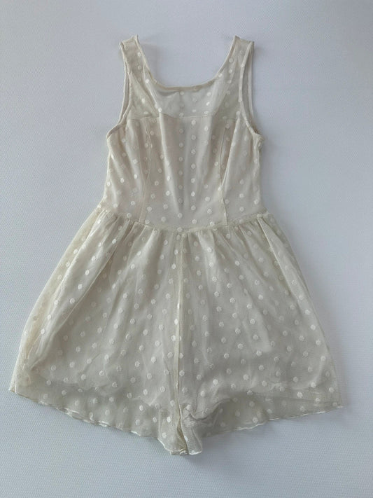 Bershka Klasikinė Baltas Kombinezonas, S Spley