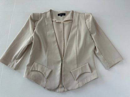 Atelier 61 Elegantiškas Kreminis Švarkelis, M Spley
