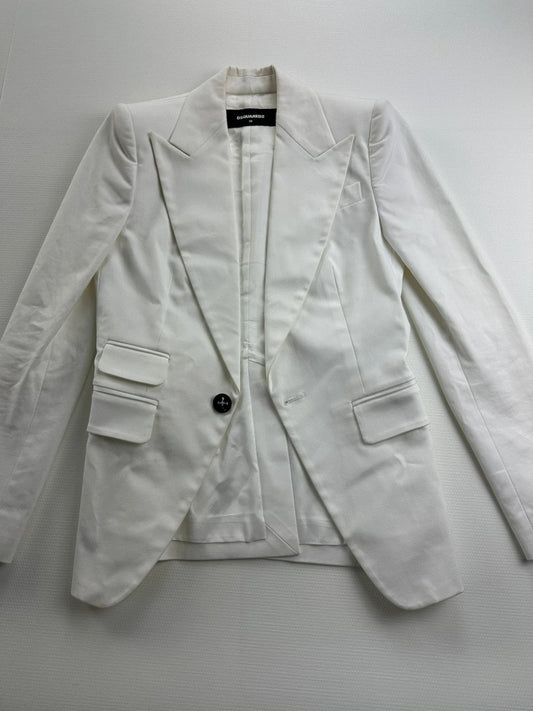 Dsquared² Klasikinis Baltas Švarkas, M Spley