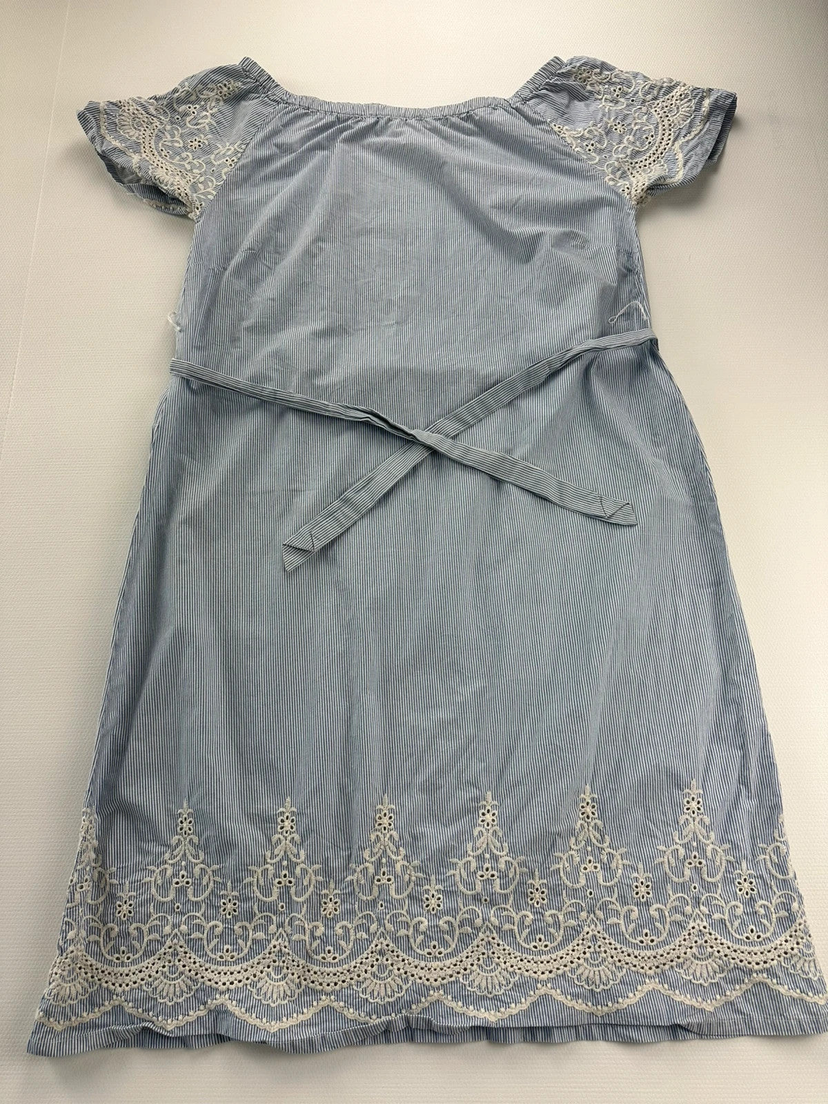 Cream Vasarinė Suknelė su Nerinukais, XL Spley