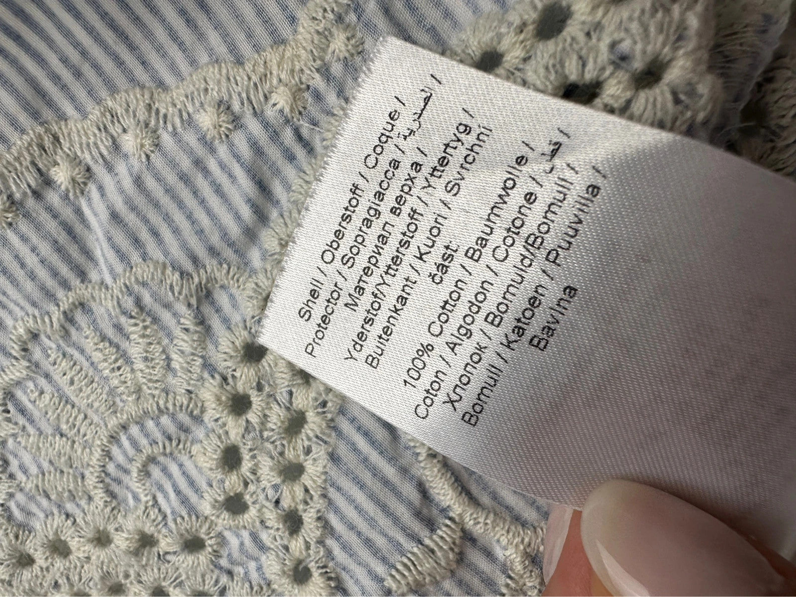 Cream Vasarinė Suknelė su Nerinukais, XL Spley