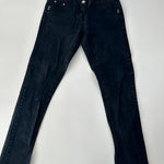 Denim & Co Skinny Juodi Džinsai, L - Spley