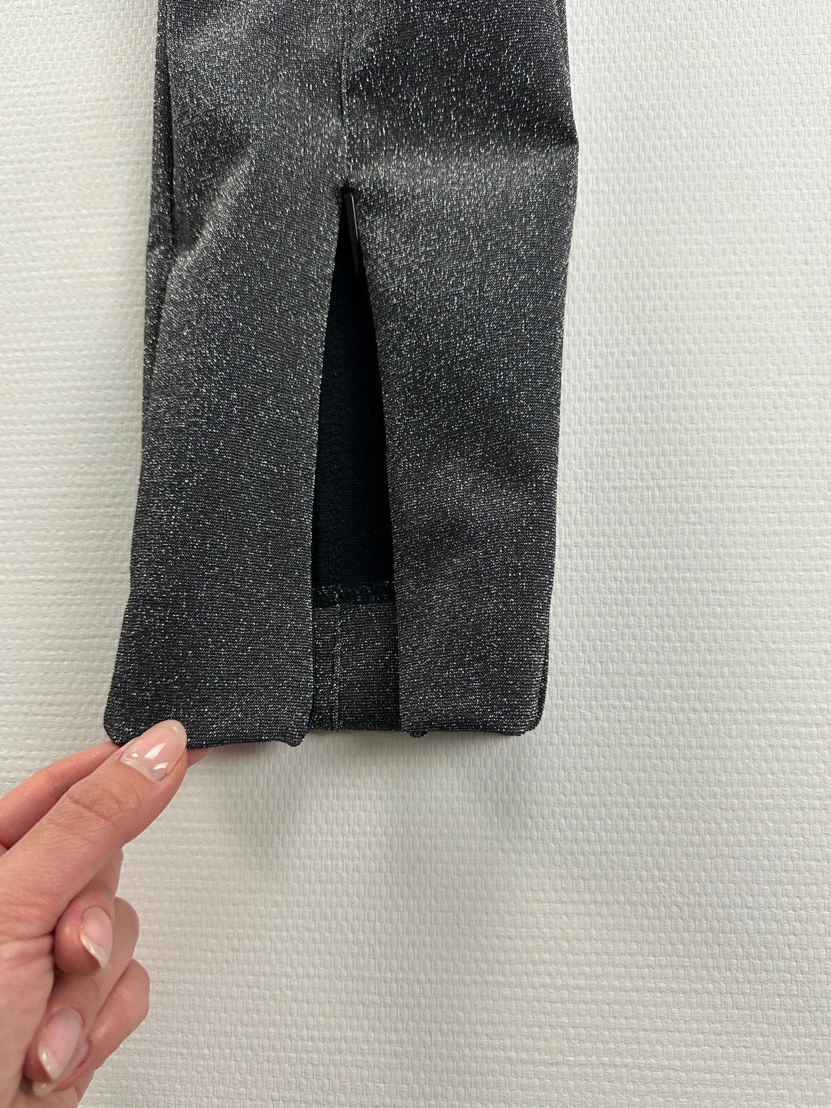 H&M Moteriškos Blizgančios Kelnės, XL Spley